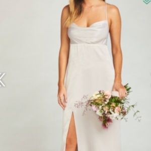 Forever Cowl Maxi Dress ~ Show Me the Ring Sheen
